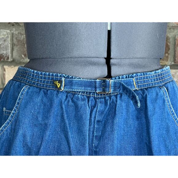 Shorts high waisted 1980s cinch waist pockets - Picture 3 of 13